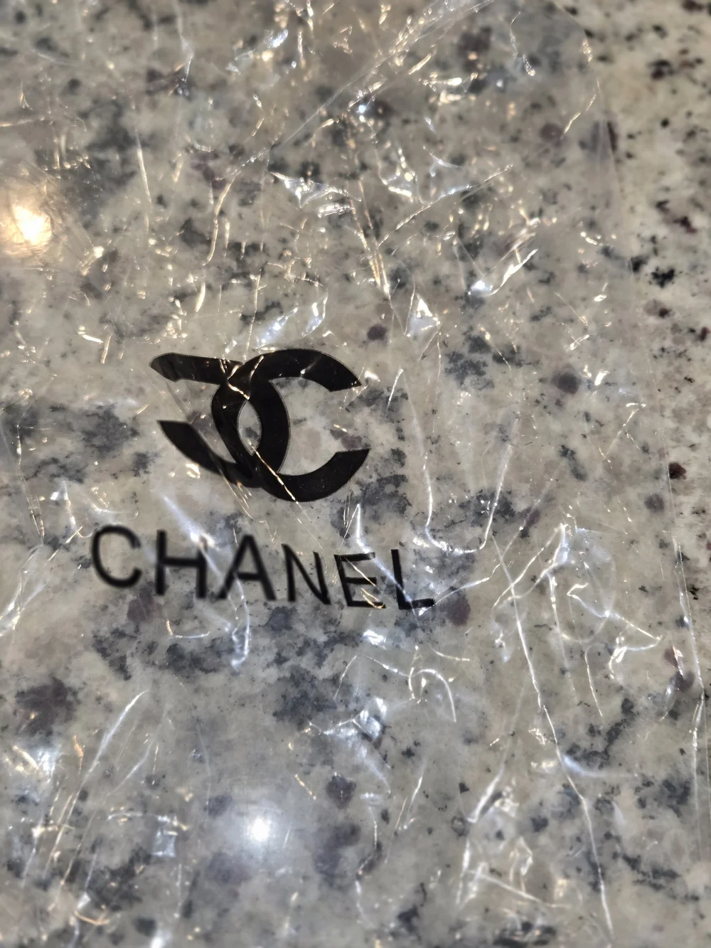 Chanel Pink & Black Bow Cap-Toe Chain Ballet Flats